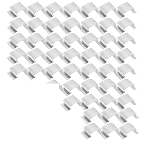 150 Stück Gewächshaus-Panel-Clips, Glas-Panel-Clips, G-förmig, Schnellverschluss, rostfrei, wiederverwendbar, for Poolabdeckungen, Bastelarbeiten von LSNNMU
