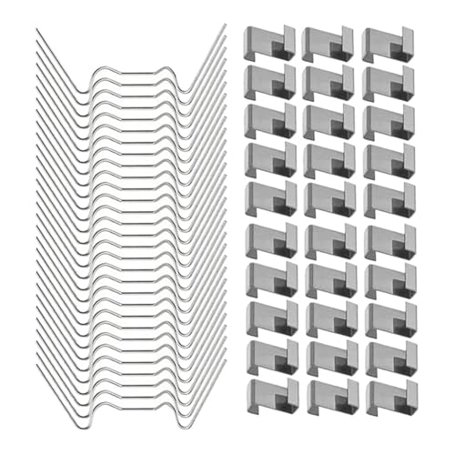 200 00Pcs Gewächshaus Glas Scheibe Clips W Draht Verglasung Z Typ Edelstahl von LSNNMU