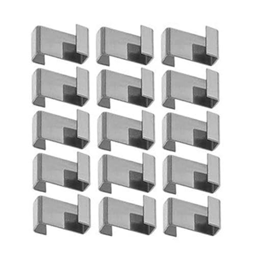 200 Stück Gewächshausglas-Z-Clips, Verglasungsglas-Clips aus Edelstahl for die meisten Aluminium-Gewächshäuser von LSNNMU