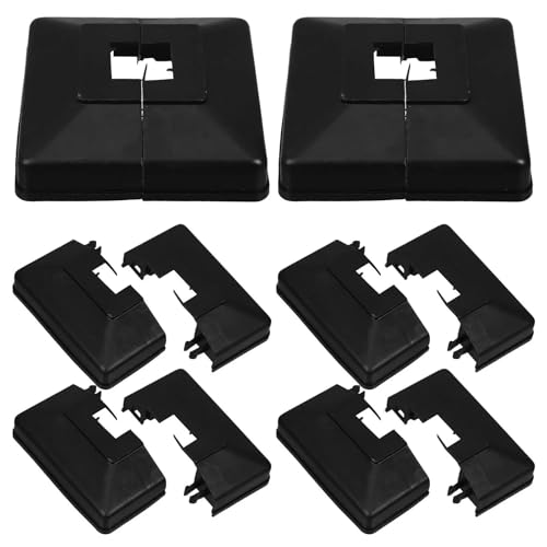 6 Pcs Deck Post Basis Abdeckung Leitplanke Kunststoff Unten Röcke Spalte Zaun Dekorative Kleine Kappen 6 Pcs Deck Post Basis Abdeckung Leitplanke Kunststoff Unten Röcke Spalte Zaun Dekorative Kleine Kappen von LSNNMU
