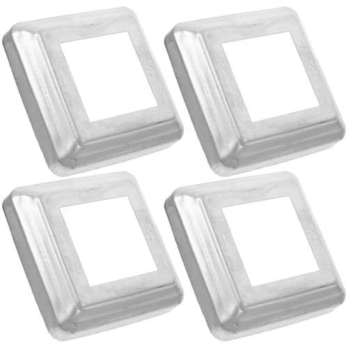 6 Pcs Leitplanke Fuß Abdeckung Post Trim Rock Lampe Split Bottom Metall Stahl Deck Eisen von LSNNMU
