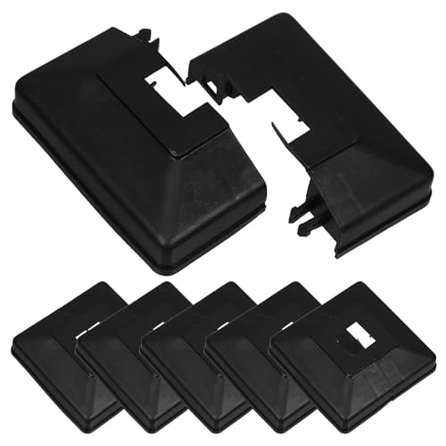 6 Pcs Leitplanke Kunststoff Unteren Post Rock Röcke Zaun Teile Kappe Korridore Protector Dekorative Spalte Basis 6 Pcs Leitplanke Kunststoff Unteren Post Rock Röcke Zaun Teile Kappe Korridore Protector Dekorative Spalte Basis von LSNNMU