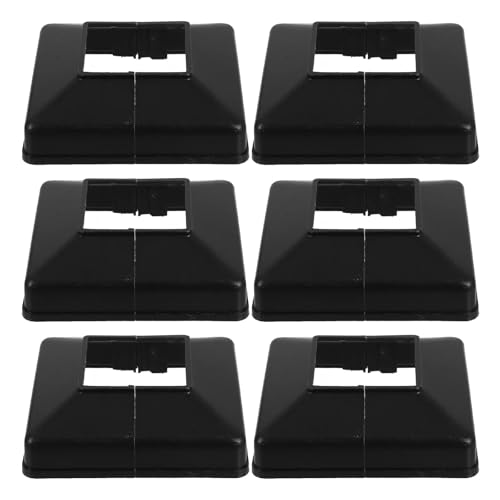 6 Stück Geländerabdeckung, Lampenpfosten-Rock, Zaunschutz, Handlauf-Basis, Railer, Decking-Beiträge, PVC, kleine Kappen 6 Stück Geländerabdeckung, Lampenpfosten-Rock, Zaunschutz, Handlauf-Basis, Railer, Decking-Beiträge, PVC, kleine Kappen von LSNNMU