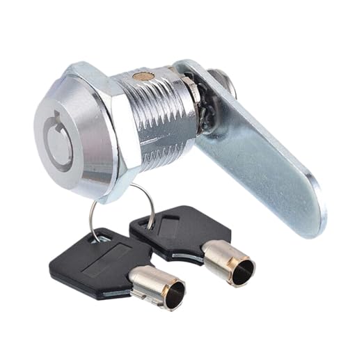 Briefkastenschlösser 6 Stück Nockenschloss Sicherheitsschloss Schubladenschrank Post Mail Box Möbel Schließfach Tür Schrank mit 2 Schlüssel(20mm) von LSNNMU