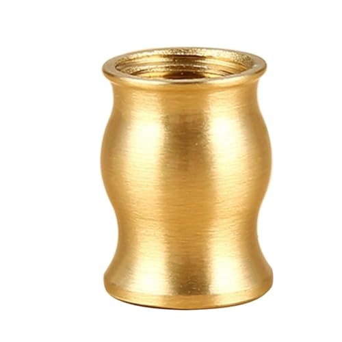 LSNNMU 12 Stück Kleine Beine for Möbel Messing Stuhlbeine Küchenfüße for Sessel Stuhl Fußhocker Couchtisch Metall Ersatzbeine(B 17mm) von LSNNMU
