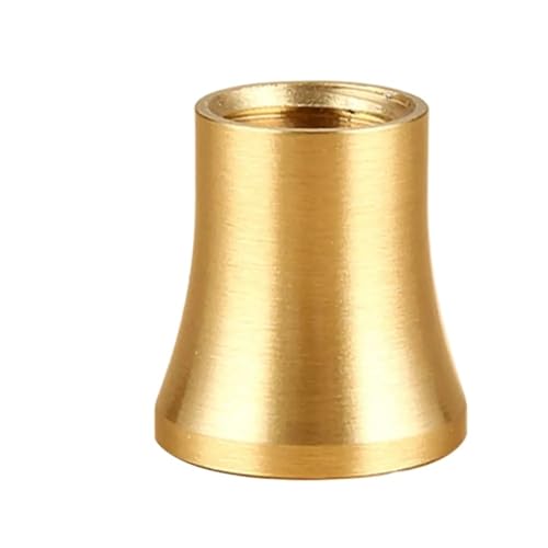 LSNNMU 12 Stück Kleine Beine for Möbel Messing Stuhlbeine Küchenfüße for Sessel Stuhl Fußhocker Couchtisch Metall Ersatzbeine(C 15mm) von LSNNMU