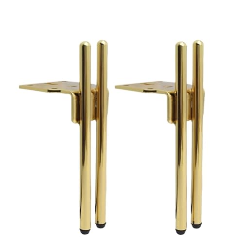 LSNNMU 2/4PCS 15CM Sofa Zubehör Teile Schrank Beine Tisch Bein Metall Stäbchen Form Möbel Hardware(15cm 2pcs) von LSNNMU