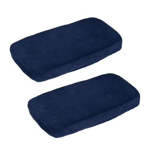 LSNNMU 2 PCS Schwamm Arm Abdeckung Stuhl Schonbezug Büro Stuhl Armlehne Abdeckungen for Ellbogen Und Unterarme Unterstützung Kit(Blue) von LSNNMU