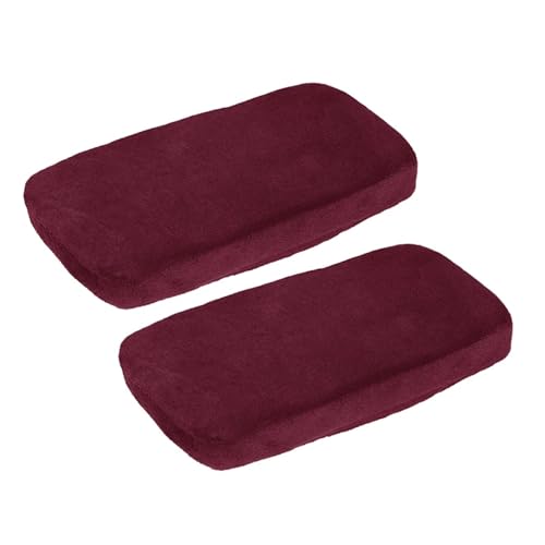 LSNNMU 2 PCS Schwamm Arm Abdeckung Stuhl Schonbezug Büro Stuhl Armlehne Abdeckungen for Ellbogen Und Unterarme Unterstützung Kit(Red) von LSNNMU