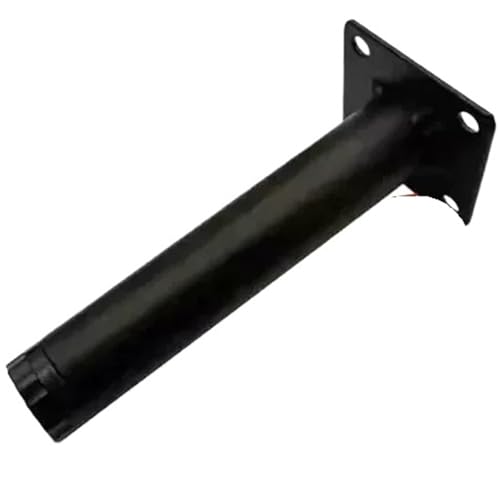 LSNNMU 2 Stück 10–17 cm verstellbare Möbelbeine aus Metall for Sofa, Couchtisch, Nivellierfüße, Küchenschrank-Stütze, Ersatzfuß(Black 13cm) von LSNNMU