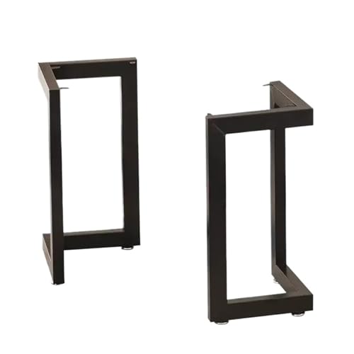LSNNMU 2 Stück Eisen Metall Tischbein Halterung for Computer Schreibtische Konferenztische Möbel Schreibtisch Regal Zubehör(60x72.5cm 2pcs) von LSNNMU