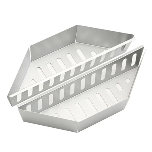 LSNNMU 2 Stück Holzkohlekörbe, Grillwerkzeug, Campingausrüstung, stabile Grillschale, Grillkörbe for Reisen, Picknick, Grillen, Camping von LSNNMU