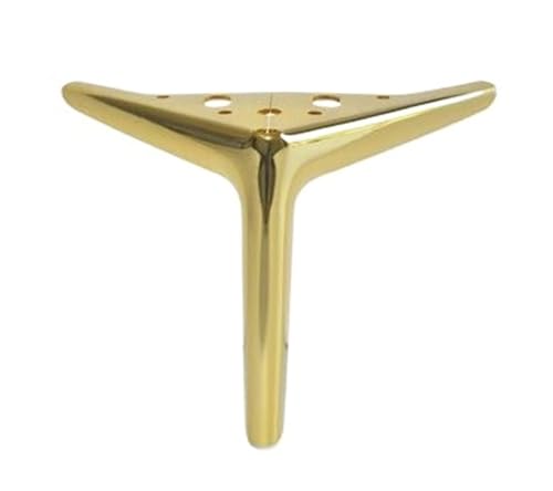 LSNNMU 4 Stück Couchtischbeine for Metallmöbel, Sofa, Bett, Stuhlbein, Eisen, Schreibtisch, Kommode, Badezimmer, Schrank, Fuß-Hardware(Gold) von LSNNMU