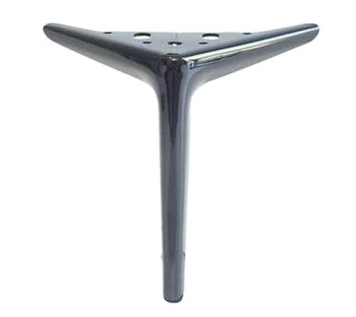 LSNNMU 4 Stück Couchtischbeine for Metallmöbel, Sofa, Bett, Stuhlbein, Eisen, Schreibtisch, Kommode, Badezimmer, Schrank, Fuß-Hardware(Silver) von LSNNMU