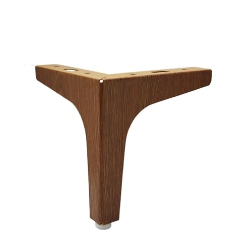 LSNNMU 4 Stück Holzmaserung Tischbeine for Möbel, Sofa, Bett, Stuhl, Schreibtisch, Kommode, Badezimmer, Schrank, Ersatzfüße, 10–17 cm(10cm) von LSNNMU