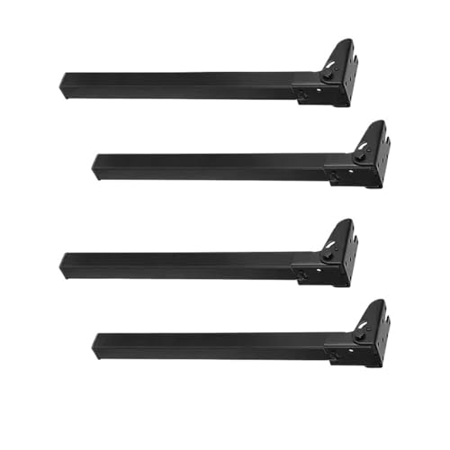 LSNNMU 4 Stück Klapptischbeine mit Schrauben, Faltbarer Stuhl, Ersatz, klappbare Stützfüße for Reisen, Büro, Café, Wohnzimmer, Küche(250mm) von LSNNMU