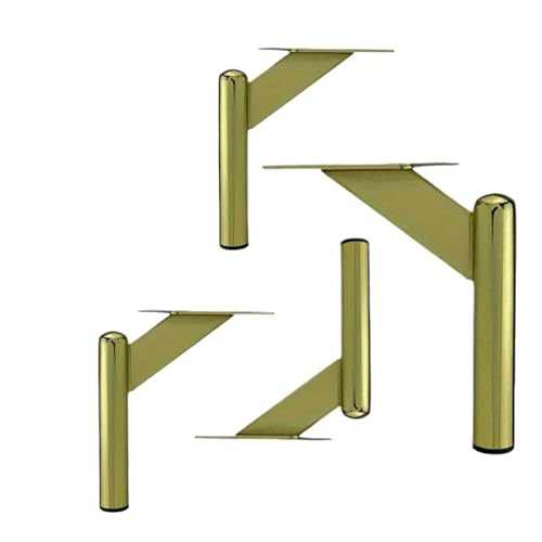 LSNNMU 4 Stück Metall-DIY-Möbelbeine, Sofabeine, geeignet for Sofa, Tisch, Schrank, Nachttisch, Ersatz-Stützbeine von LSNNMU