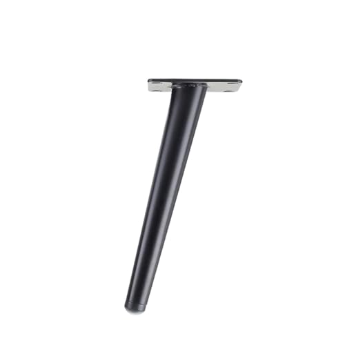 LSNNMU 4 Stück Metall-Möbelbeine, 20 cm, geneigte Kegelfüße, Bett, Schrank, Tisch, schräge Füße for Tisch- und Stuhlmöbel von LSNNMU