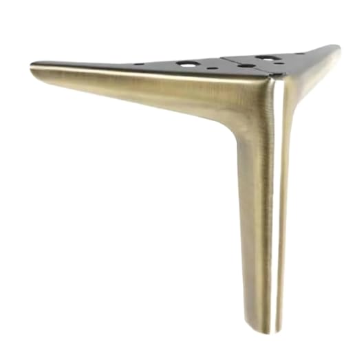 LSNNMU 4 Stück Metallmöbelbeine TV-Schrank Bett Couchtisch Beine Schreibtisch Hocker Stuhl Füße Sofa Hardware Bein(Gold C,25cm) von LSNNMU