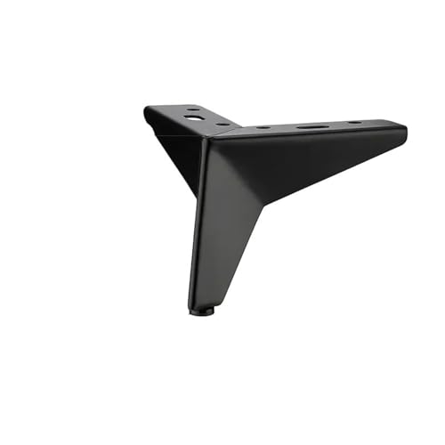 LSNNMU 4 Stück Möbelbeine aus Metall, Eisen, Sofafüße, Tisch, Bett, Stuhl, Schreibtisch, Kommode, Schrank, Möbel, Stützstühle, Füße, Höhe(Black 10CM) von LSNNMU