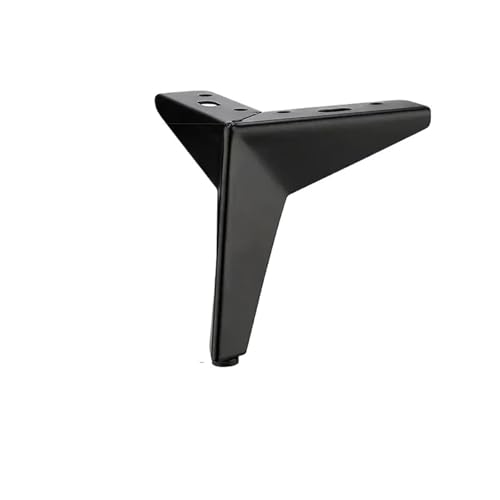 LSNNMU 4 Stück Möbelbeine aus Metall, Eisen, Sofafüße, Tisch, Bett, Stuhl, Schreibtisch, Kommode, Schrank, Möbel, Stützstühle, Füße, Höhe(Black 13CM) von LSNNMU