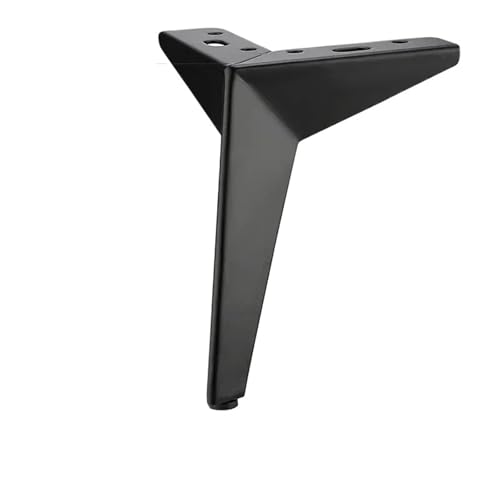 LSNNMU 4 Stück Möbelbeine aus Metall, Eisen, Sofafüße, Tisch, Bett, Stuhl, Schreibtisch, Kommode, Schrank, Möbel, Stützstühle, Füße, Höhe(Black 17CM) von LSNNMU