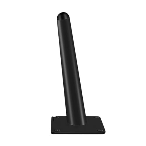 LSNNMU 4 Stück Möbelbeine aus kaltgewalztem Stahl, Tischfüße, Sofa- und Bettbeine, Ersatz for robuste Möbelbeschläge(Black Slant 17cm) von LSNNMU