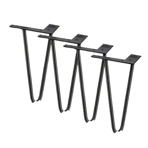 LSNNMU 4 Stück Möbelbeine aus robustem Metall, Gummi-Bodenschoner, Schrankbeine, Sofabeine, Kommode, DIY, Ständer, Tisch LSNNMU 4 Stück Möbelbeine aus robustem Metall, Gummi-Bodenschoner, Schrankbeine, Sofabeine, Kommode, DIY, Ständer, Tisch von LSNNMU