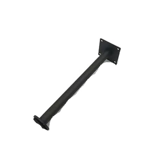 LSNNMU 4 Stück verstellbare Möbelfüße aus Edelstahl, Metall, Sofa-Stützbeine, TV-Schrank, Betterhöhung, Couchtisch, Fuß-Hardware(Black 250mm) von LSNNMU