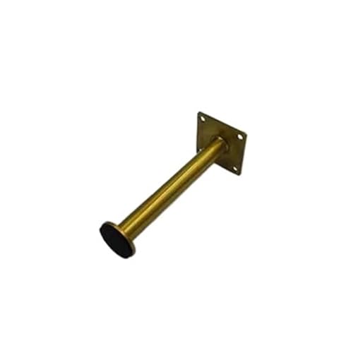 LSNNMU 4 Stück verstellbare Möbelfüße aus Edelstahl, Metall, Sofa-Stützbeine, TV-Schrank, Betterhöhung, Couchtisch, Fuß-Hardware(Gold 160mm) von LSNNMU