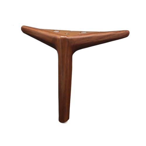 LSNNMU 4 Teile/Satz Verdickte Walnuss Farbe Schrank Beine Sofa Füße Möbel Stützbeine Kaffee Tisch(15cm 4pcs) von LSNNMU