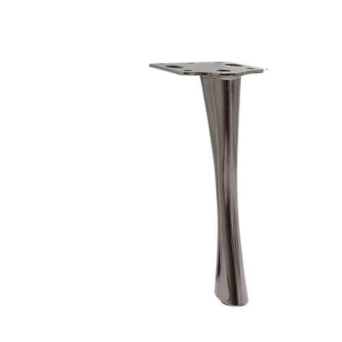 LSNNMU 4PCS Metall Möbel Beine Schrank Füße 15cm/17cm for Kommode Badezimmer Ständer Sofa Kaffee Tisch(Grey(17cm)) von LSNNMU