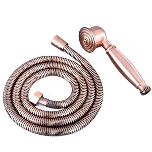 LSNNMU Duschkopf Rotkupfer-Antik-Handbrause-Set mit 1,5 m Schlauch und wassersparendem Handbrause-Set LSNNMU Duschkopf Rotkupfer-Antik-Handbrause-Set mit 1,5 m Schlauch und wassersparendem Handbrause-Set von LSNNMU