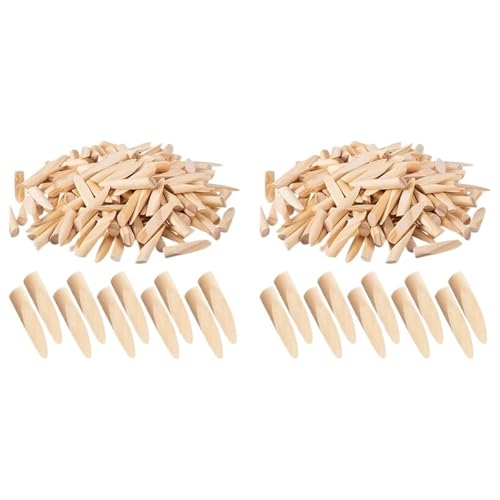 LSNNMU Holzdübel 100 Pcs Massivholz Tasche Loch Stecker Holz Kiefer for Tasche Loch Jig Holzbearbeitung Werkzeug von LSNNMU