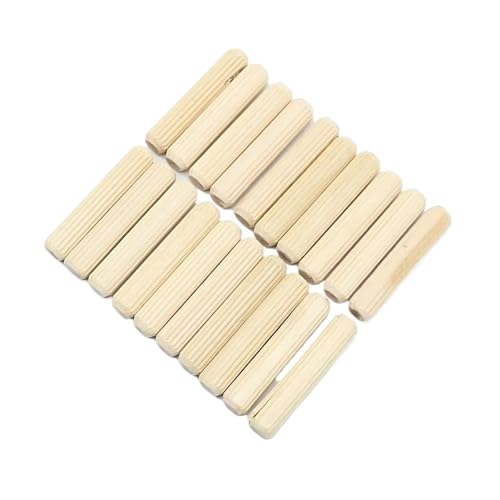 LSNNMU Holzdübel 20 Pcs Holz Arbeiten Hartholz Runde Dübel Pins Holz Handwerk Stangen Möbel Montage Werkzeuge(Color 2) von LSNNMU