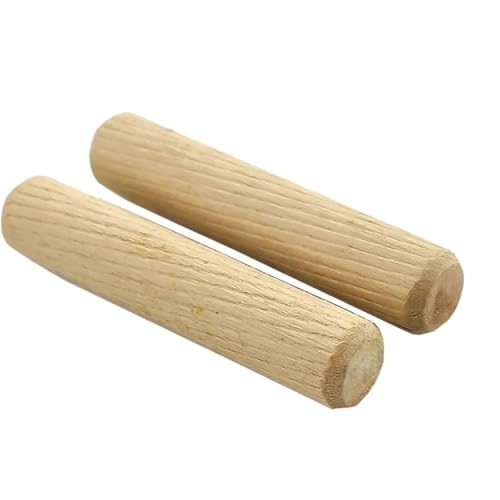 LSNNMU Holzdübel 50 Stück Holzstab Home Verbinder Rund Holzstecker Köper Holzstift Möbelverbinder(40mm) von LSNNMU