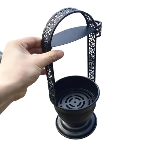 LSNNMU Holzkohlehalter Korb Edelstahl Shisha Wasserpfeifen Carbon Wasserpfeifenzubehör(Large Size) von LSNNMU