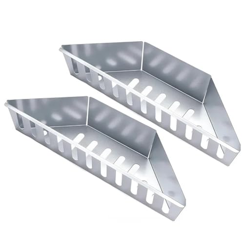 LSNNMU Holzkohlekorb aus Edelstahl, BBQ-Grillzubehör for Grills und Wasserkocher, Holzkohlegrill-Zubehör(2pcs) von LSNNMU