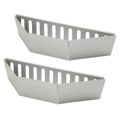 LSNNMU Kapazität Holzkohlekorb Outdoor BBQ Grill Set for gleichmäßige Wärmeverteilung Grillzubehör for Camping(08mm 2pcs) von LSNNMU