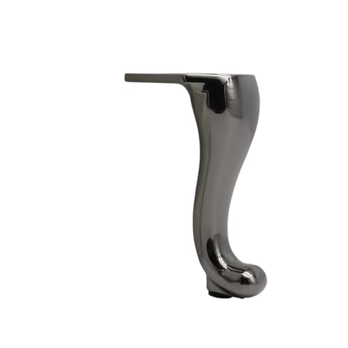 LSNNMU Möbelbeine Hardware Möbelzubehör Aluminiumlegierung Edelstahl Kupferbeine(Gloss Black 15cm) von LSNNMU