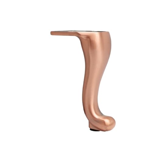 LSNNMU Möbelbeine Hardware Möbelzubehör Aluminiumlegierung Edelstahl Kupferbeine(Rose Golden 15cm) von LSNNMU