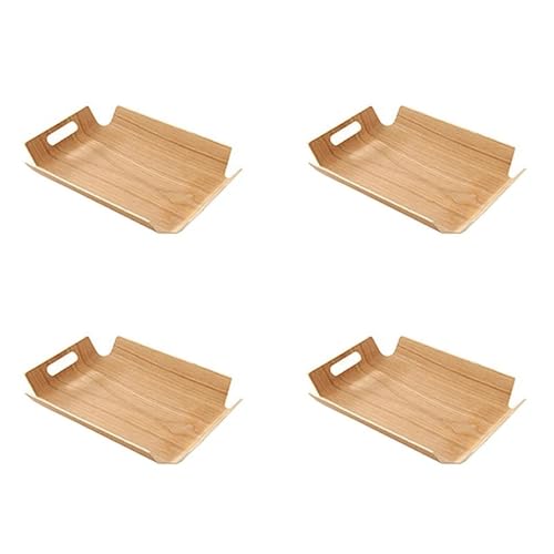 LSNNMU Serviertablett 4 stücke Brot Tablett Lagerung Organizer Holz Tablett Holz Tee Platte Lebensmittel Gericht Platte Platte Abendessen Obst Kuchen LSNNMU Serviertablett 4 stücke Brot Tablett Lagerung Organizer Holz Tablett Holz Tee Platte Lebensmittel Gericht Platte Platte Abendessen Obst Kuchen von LSNNMU