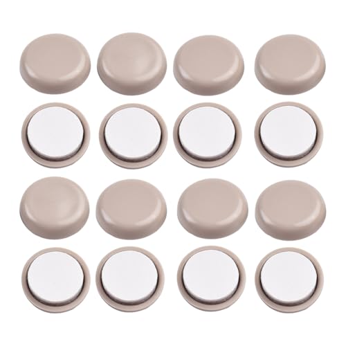 Möbelgleiter 16er-Pack Hochleistungs-Gleitschienen for eine reibungslose Bewegung von Möbeln auf Teppichböden(22mm) von LSNNMU