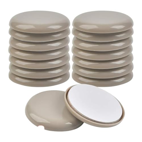 Möbelgleiter 32 Stück Schutzmatten for Möbelgleiter, for Büro und Zuhause, Eva-Schaum, moderner Kunststoff, reduziert Reibung Lärm(53.0mm) von LSNNMU