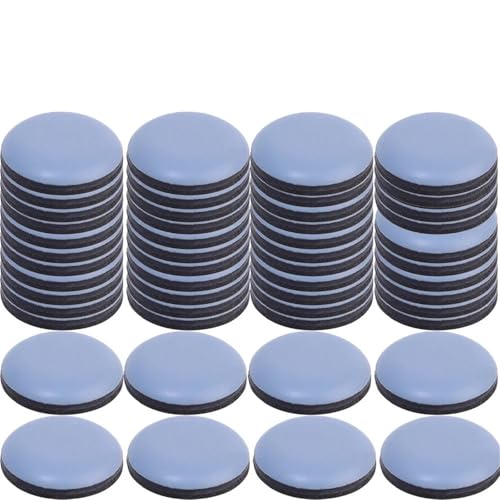 Möbelgleiter 80 Stück Möbelbein-Gleitpads, Kratzfest, selbstklebend, Gleiter, Stuhlbein-Gleitpad, Stoßfänger-Pad, Abriebfest, schwere Möbel-Bewegungspads(Round) von LSNNMU