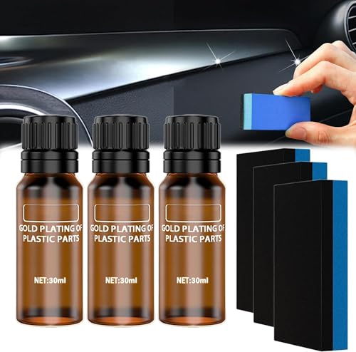 LSNTUU Falkeco Kunststoffsanierung Für Autos, Falkeco Kunststoffreiniger, Falkeco Kunststoff, Kunststoffsanierungsmittel Für Auto Falkeco (3PCS) von LSNTUU