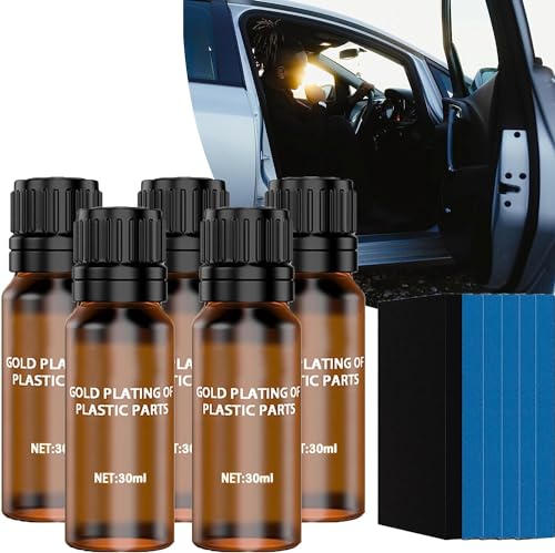 LSNTUU Falkeco Kunststoffsanierung Für Autos, Falkeco Kunststoffreiniger, Falkeco Kunststoff, Kunststoffsanierungsmittel Für Auto Falkeco (5PCS) von LSNTUU