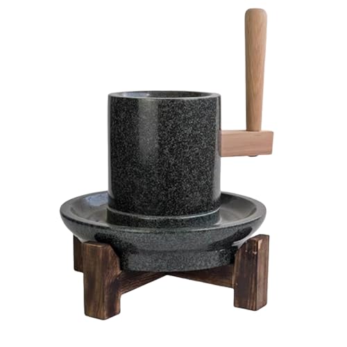 Kleine Matcha-Teepulver-Mahlmaschine, handgefertigte Naturgranit-Steinmühle for Mahlen von nassen und trockenen Körnern(S) von LSOPCYE