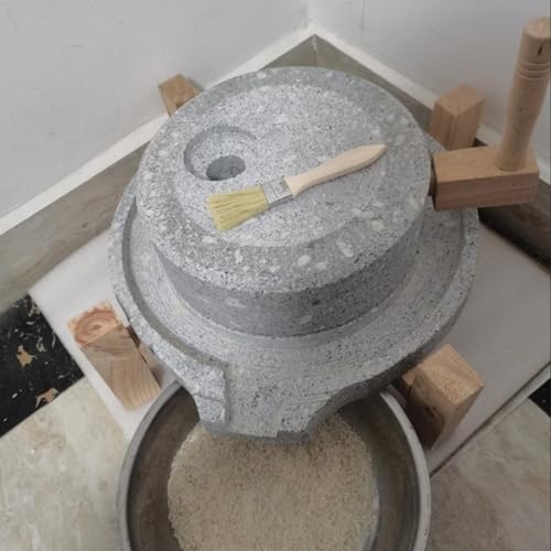 Kleine Steinmühle, leicht zu reinigen, geeignet for Mahlen von Nass- und Trockenfutter, for Lehren und Betrachten(35cm/13.8in) von LSOPCYE