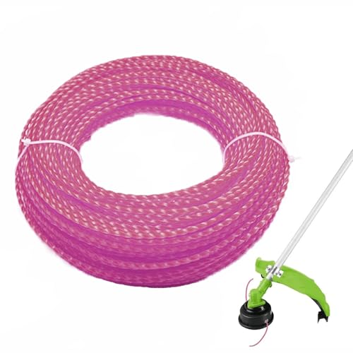 LSRVNM Mähfaden 3mm x 75m - Nylon Trimmerfäden, Rasentrimmer Faden für Motorsense, Trimmerfaden in Pink Lila, Perfekt für Gartenarbeit und Rasenpflege LSRVNM Mähfaden 3mm x 75m - Nylon Trimmerfäden, Rasentrimmer Faden für Motorsense, Trimmerfaden in Pink Lila, Perfekt für Gartenarbeit und Rasenpflege von LSRVNM